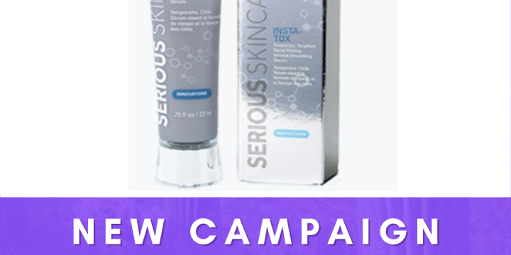 New Campaign: Serious Skincare – Insta-tox