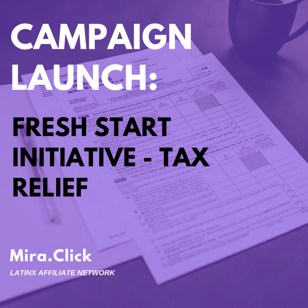 New Campaign Fresh Start Initiative Tax Relief LunaSol Media