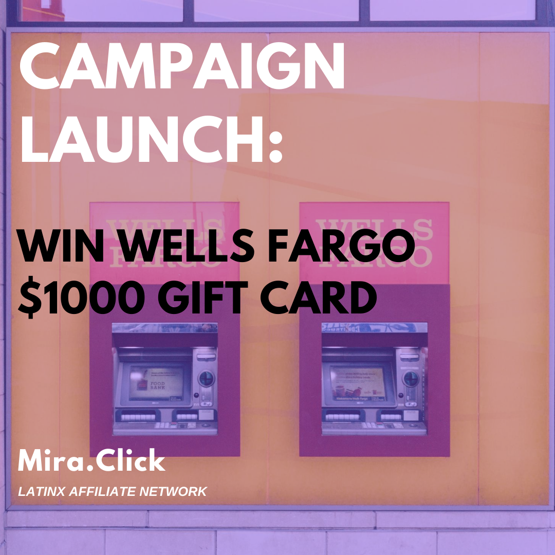 New Campaign: Win Wells Fargo $1000 Gift Card - LunaSol Media