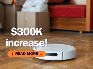 case study - shopify robot vacuum sales increased 200k - hero section